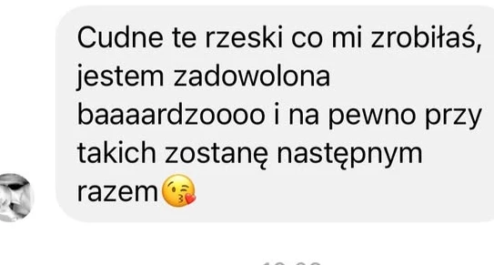Opinia klientki Oliss Studio